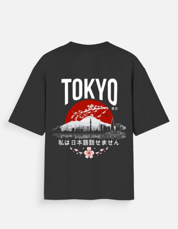Tokyo Sakura Oversized Anime T-Shirt