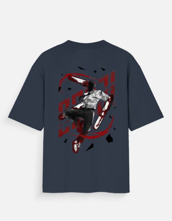 Denji Chainsaw Man Oversized Anime T-Shirt