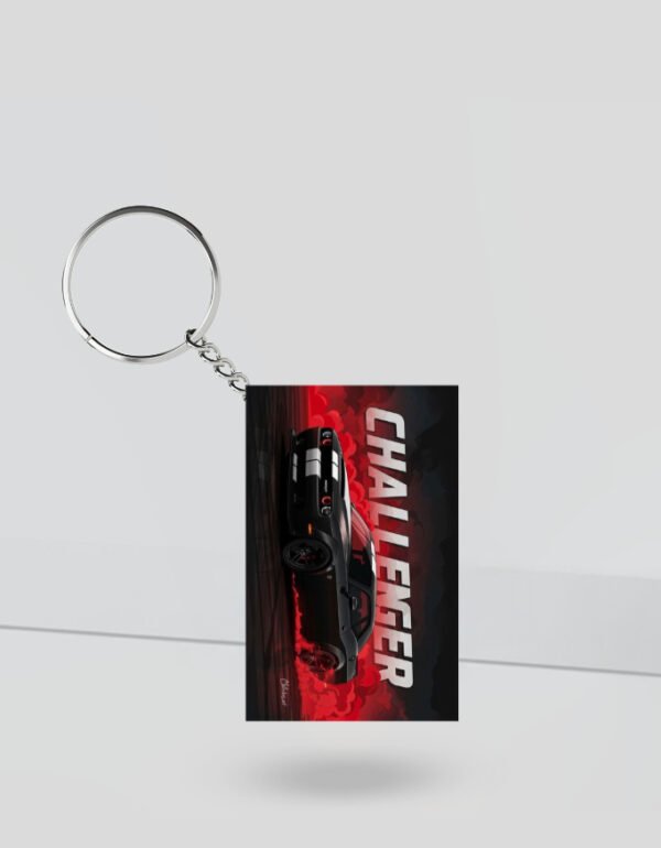 Racer Sports Car Acrylic Keychain